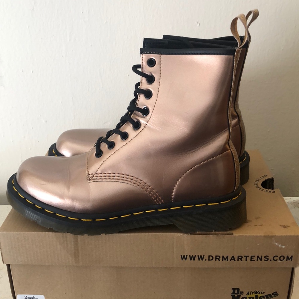 Rose Gold Dr. Martens